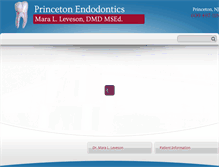 Tablet Screenshot of princetonendodontics.com